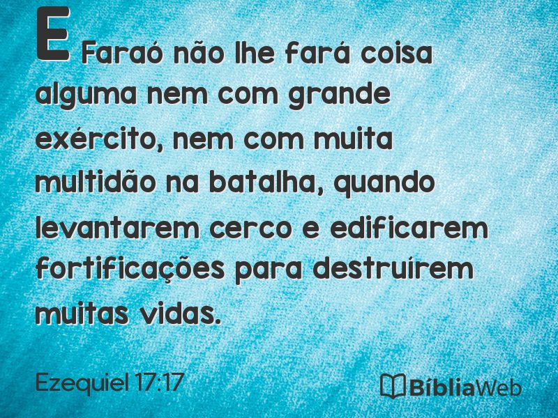 Ezequiel 17:17 em imagem para compartilhar