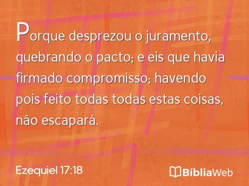 Ezequiel 17:18 em imagem para compartilhar