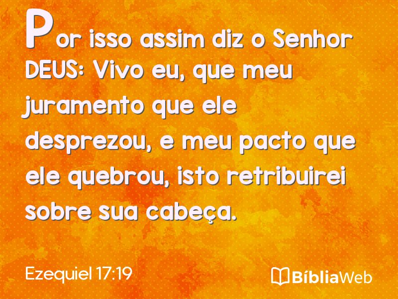 Ezequiel 17:19 em imagem para compartilhar