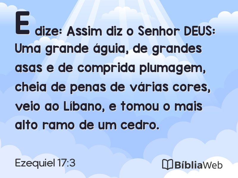 Ezequiel 17:3 em imagem para compartilhar
