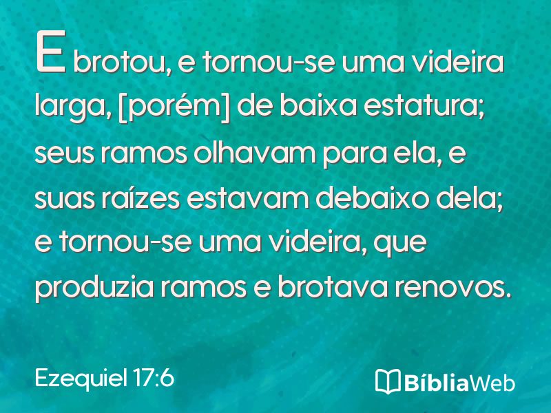 Ezequiel 17:6 em imagem para compartilhar