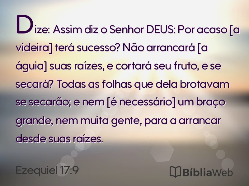 Ezequiel 17:9 em imagem para compartilhar