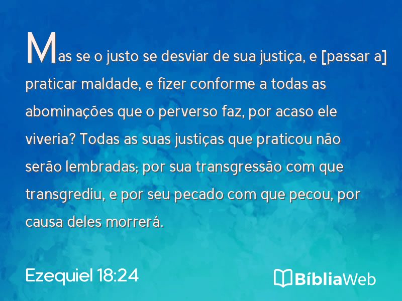 Ezequiel 18:24 em imagem para compartilhar