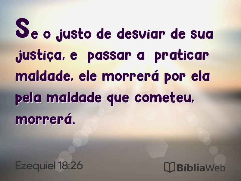Ezequiel 18:26 em imagem para compartilhar