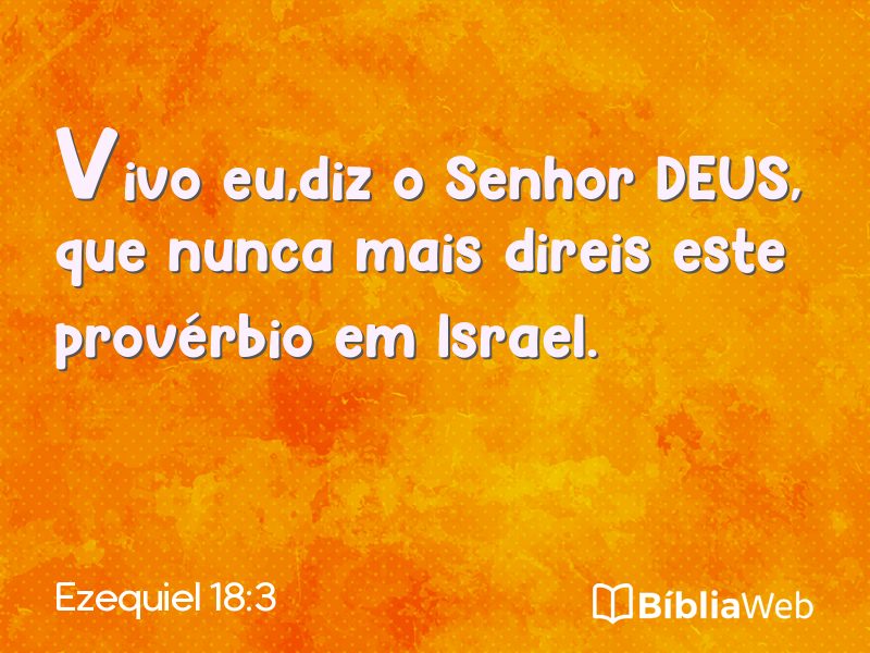 Ezequiel 18:3 em imagem para compartilhar