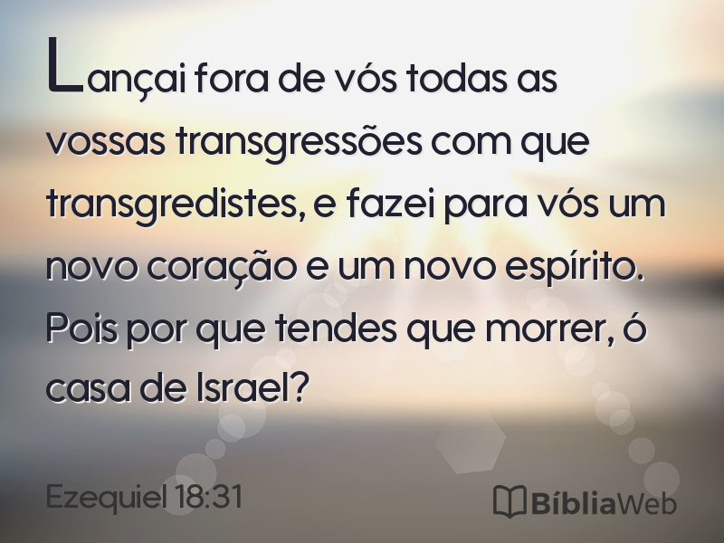 Ezequiel 18:31 em imagem para compartilhar