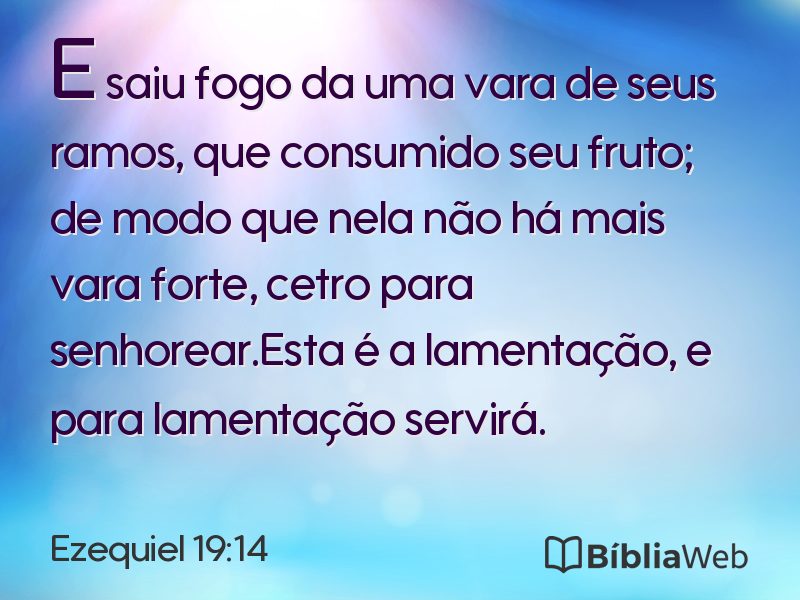 Ezequiel 19:14 em imagem para compartilhar