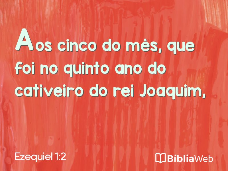 Ezequiel 1:2 em imagem para compartilhar