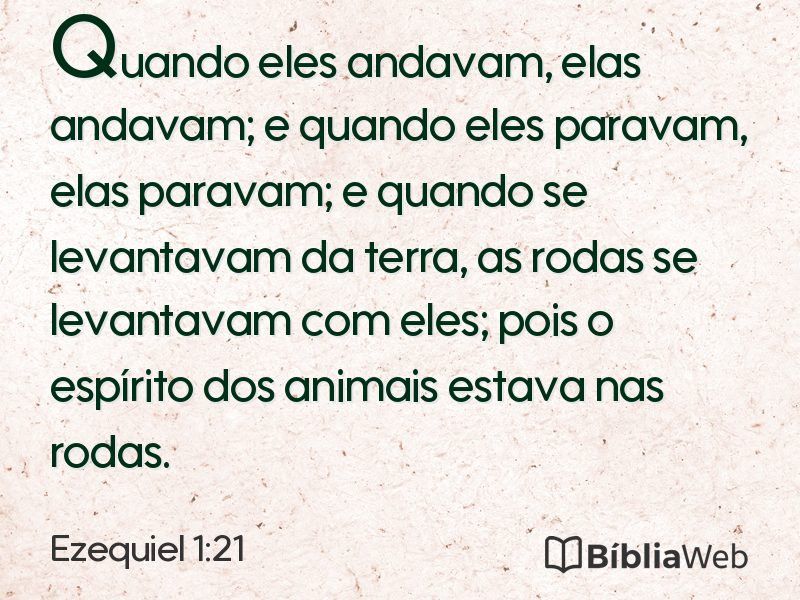 Ezequiel 1:21 em imagem para compartilhar