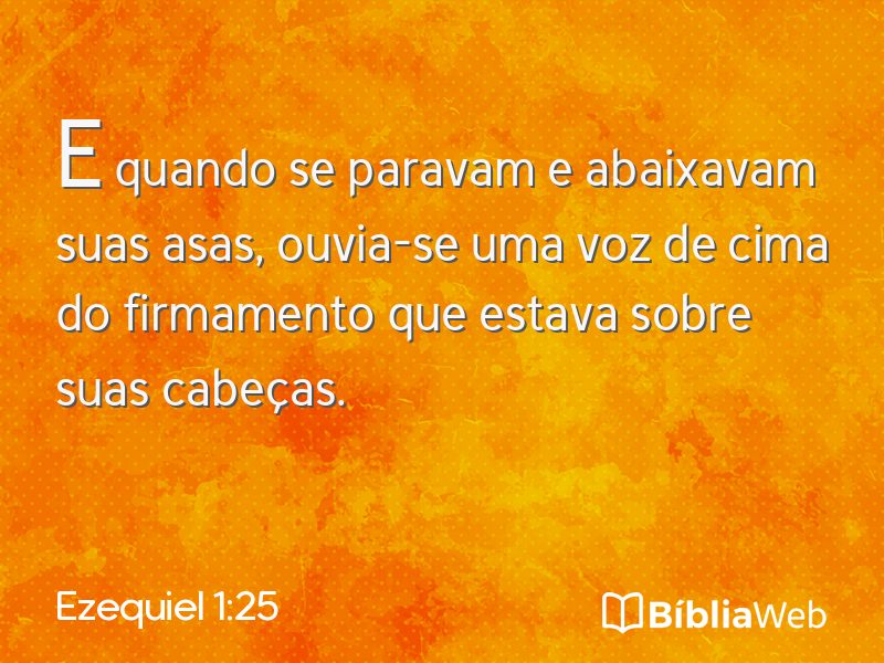 Ezequiel 1:25 em imagem para compartilhar