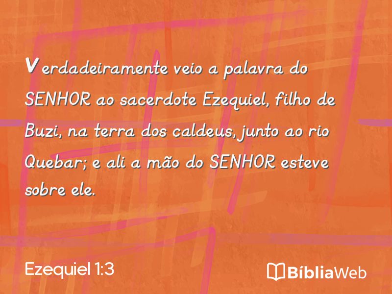 Ezequiel 1:3 em imagem para compartilhar