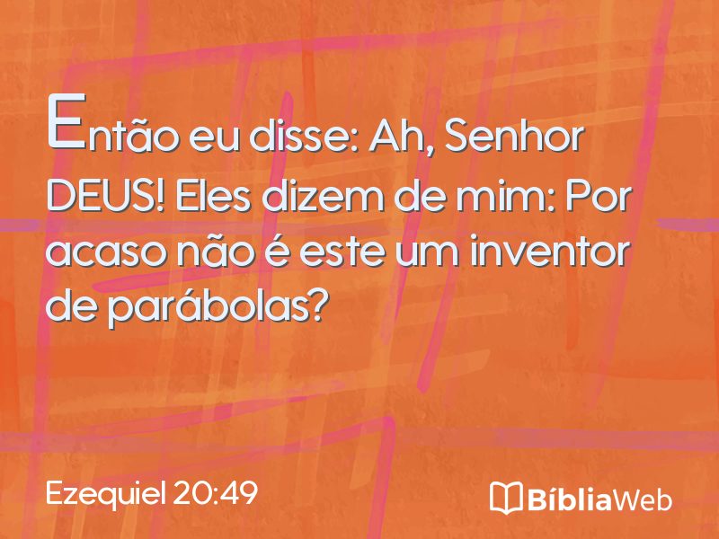 Ezequiel 20:49 em imagem para compartilhar