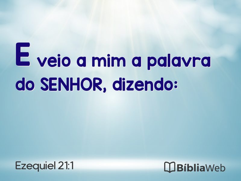 Ezequiel 21:1 em imagem para compartilhar