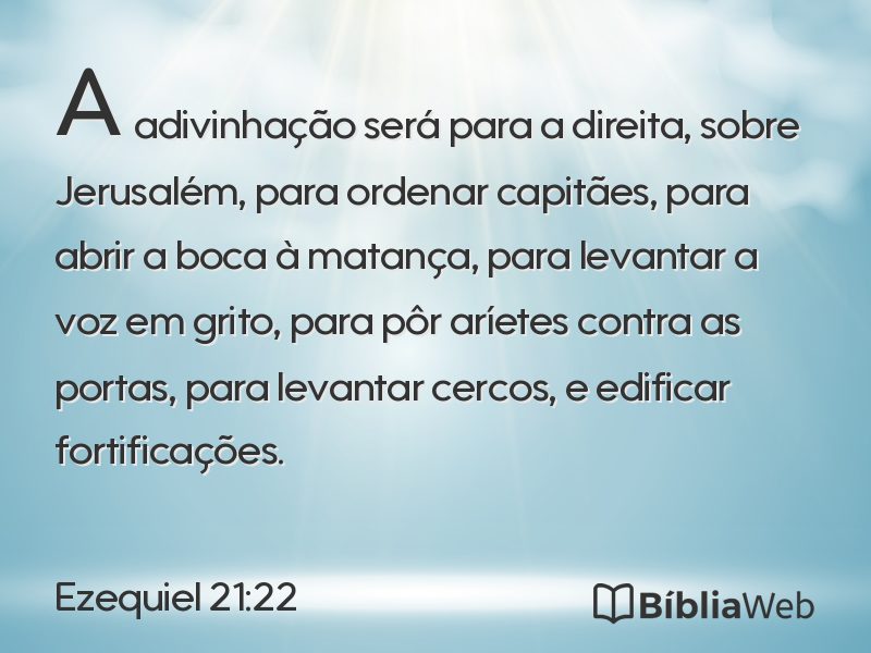 Ezequiel 21:22 em imagem para compartilhar