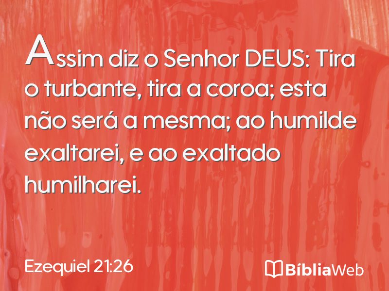Ezequiel 21:26 em imagem para compartilhar