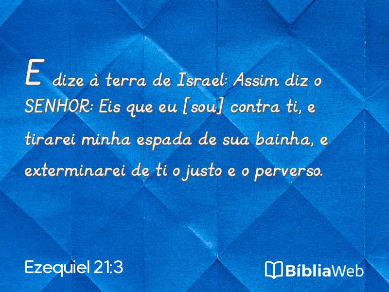 Ezequiel 21:3 em imagem para compartilhar