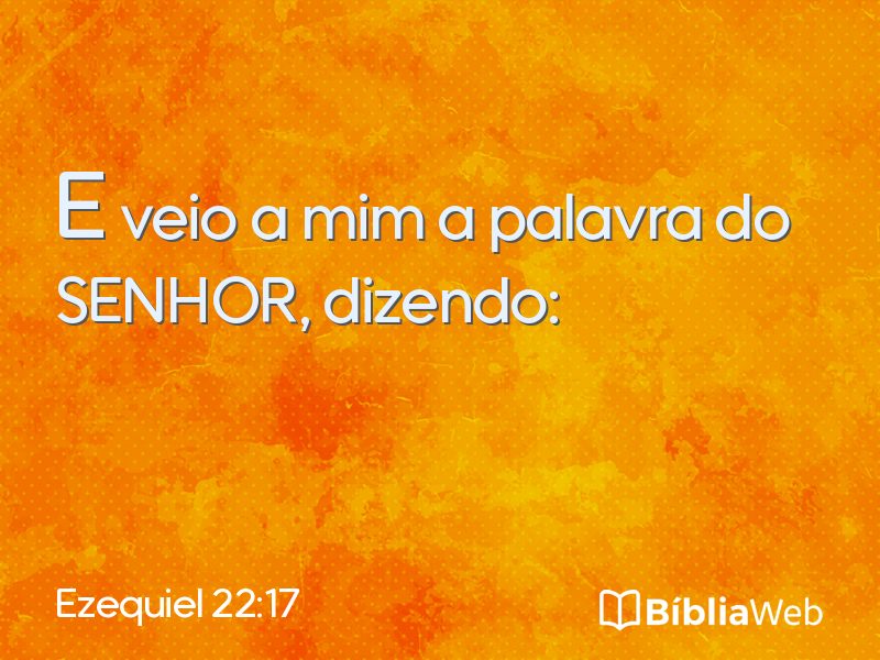 Ezequiel 22:17 em imagem para compartilhar