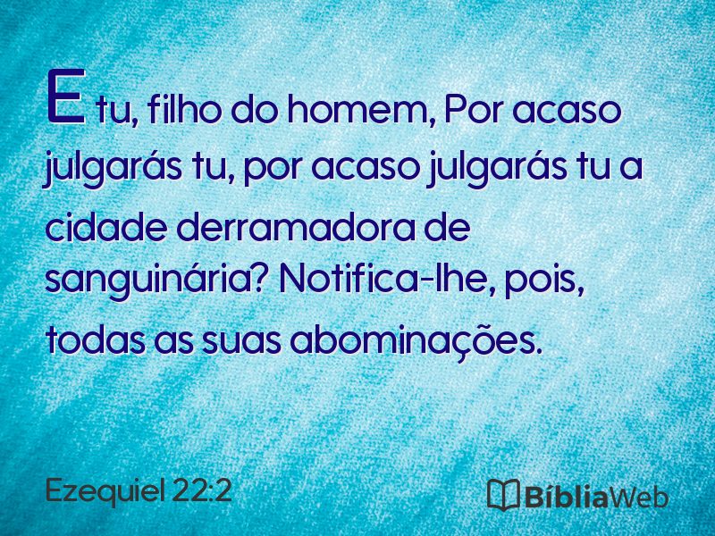 Ezequiel 22:2 em imagem para compartilhar