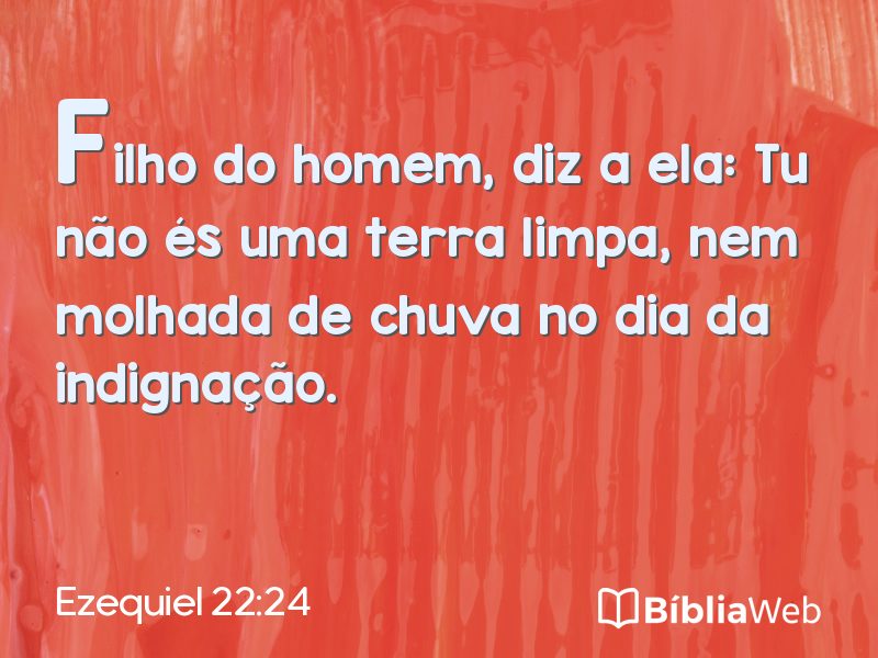 Ezequiel 22:24 em imagem para compartilhar