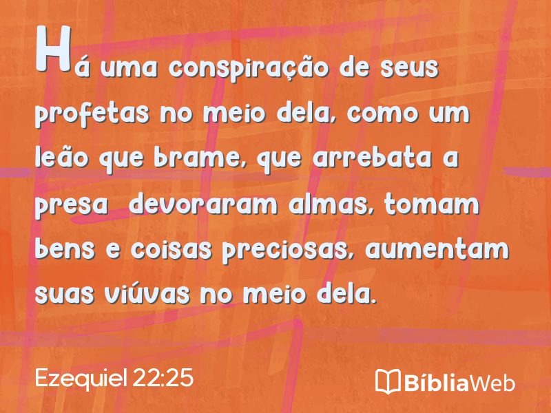 Ezequiel 22:25 em imagem para compartilhar