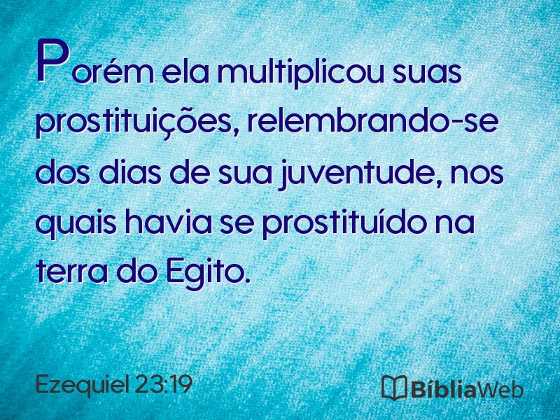 Ezequiel 23:19 em imagem para compartilhar