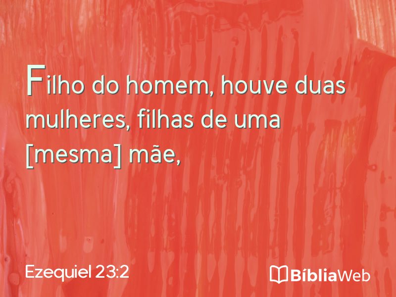 Ezequiel 23:2 em imagem para compartilhar