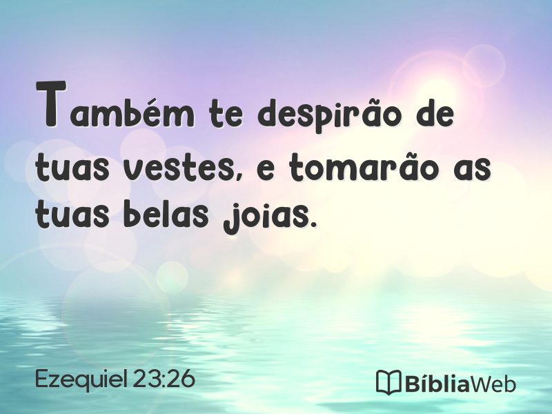 Ezequiel 23:26 em imagem para compartilhar