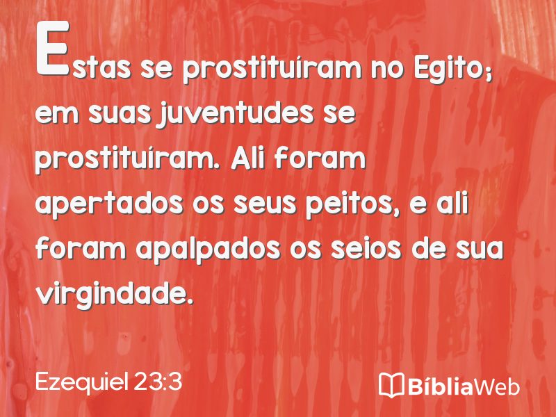 Ezequiel 23:3 em imagem para compartilhar