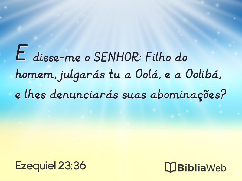 Ezequiel 23:36 em imagem para compartilhar