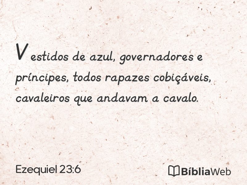 Ezequiel 23:6 em imagem para compartilhar