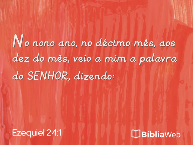 Ezequiel 24:1 em imagem para compartilhar