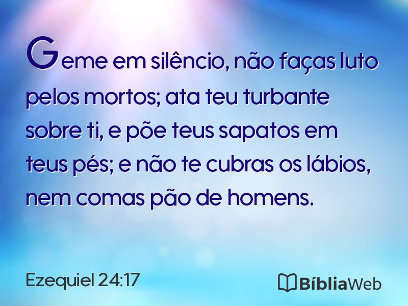 Ezequiel 24:17 em imagem para compartilhar