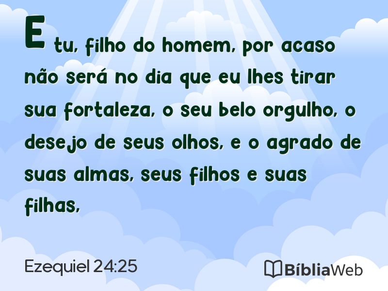 Ezequiel 24:25 em imagem para compartilhar