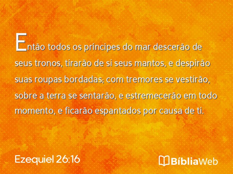 Ezequiel 26:16 em imagem para compartilhar