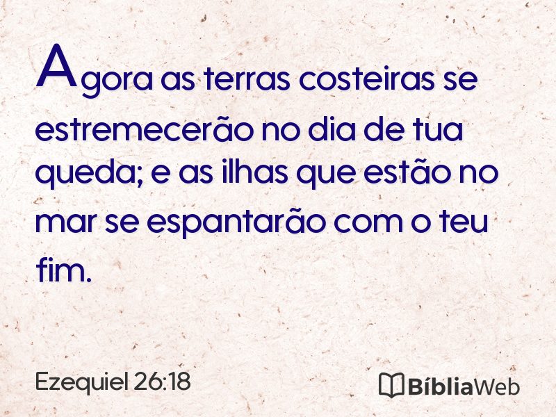 Ezequiel 26:18 em imagem para compartilhar