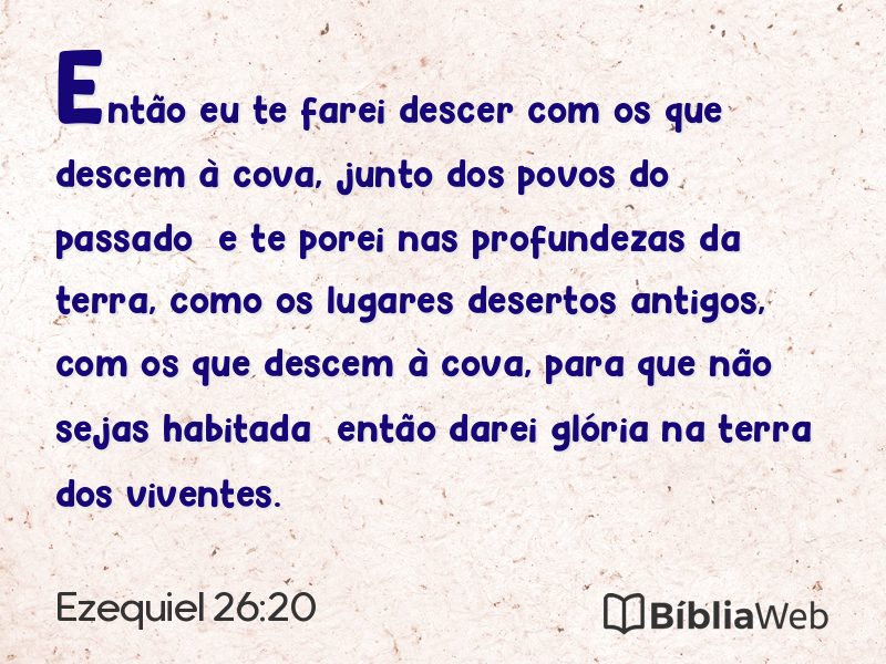 Ezequiel 26:20 em imagem para compartilhar
