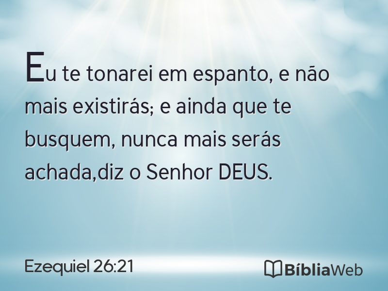 Ezequiel 26:21 em imagem para compartilhar