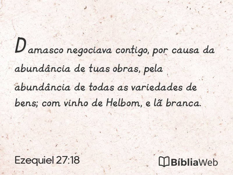 Ezequiel 27:18 em imagem para compartilhar