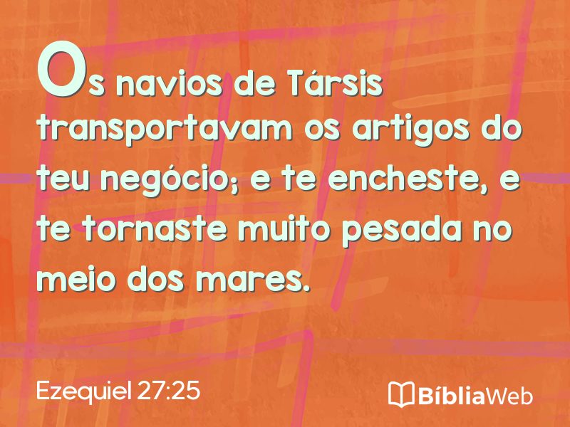 Ezequiel 27:25 em imagem para compartilhar