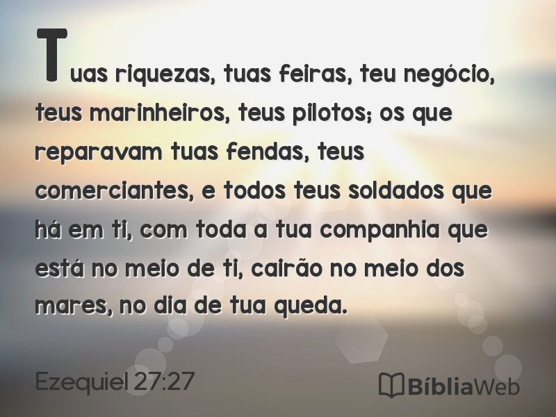 Ezequiel 27:27 em imagem para compartilhar
