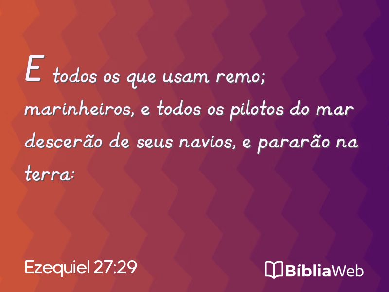 Ezequiel 27:29 em imagem para compartilhar
