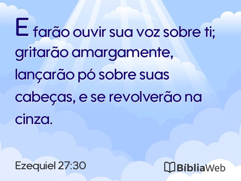 Ezequiel 27:30 em imagem para compartilhar
