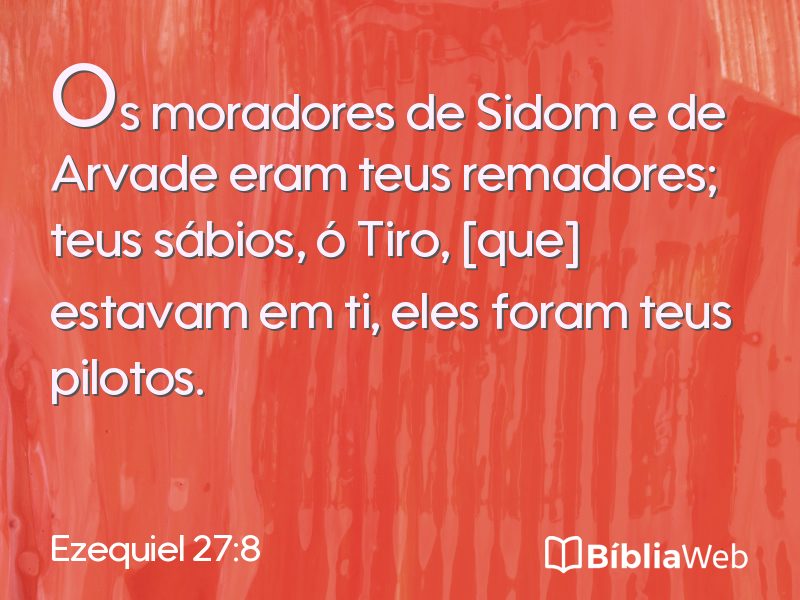 Ezequiel 27:8 em imagem para compartilhar