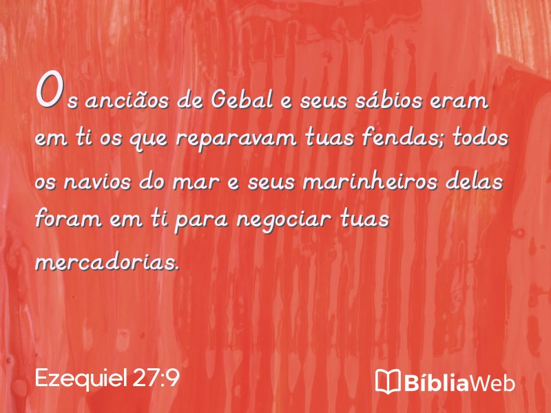 Ezequiel 27:9 em imagem para compartilhar
