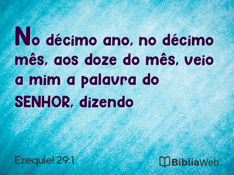 Ezequiel 29:1 em imagem para compartilhar