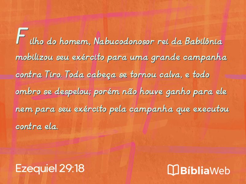 Ezequiel 29:18 em imagem para compartilhar