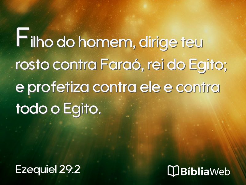 Ezequiel 29:2 em imagem para compartilhar
