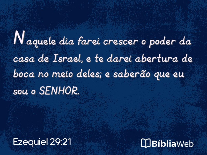 Ezequiel 29:21 em imagem para compartilhar