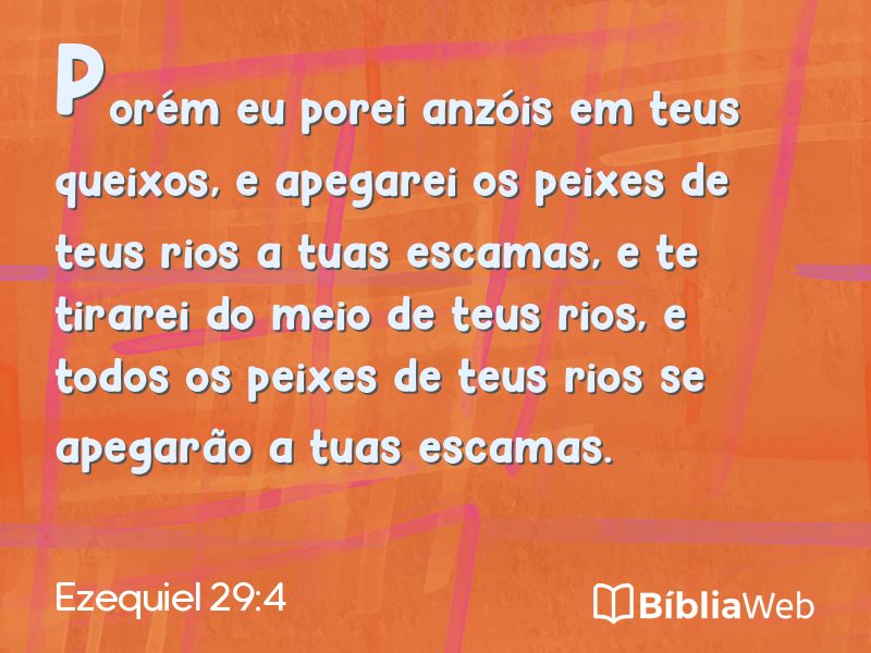 Ezequiel 29:4 em imagem para compartilhar