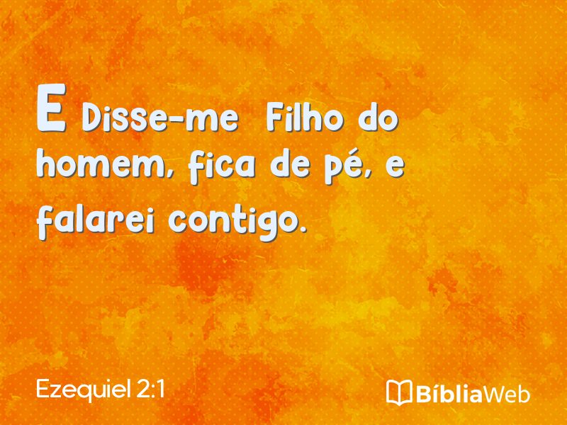 Ezequiel 2:1 em imagem para compartilhar